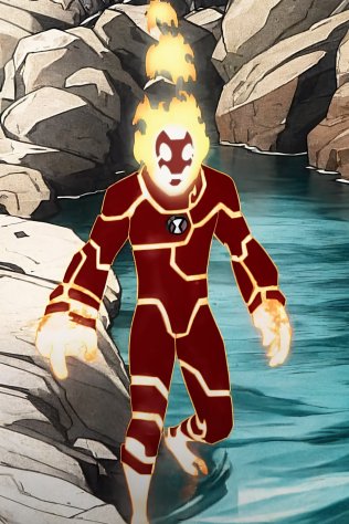 Heatblast -- Ben 10 (chaquetrix support) illust + 1.5