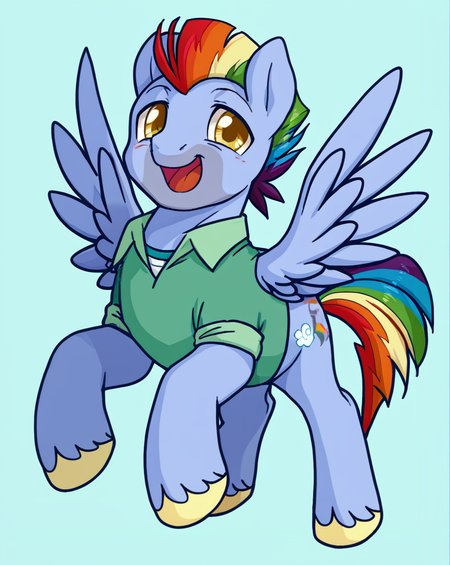 Bow Hothoof (Rainbow Dash's Dad) [Illustrious/PonyXL]