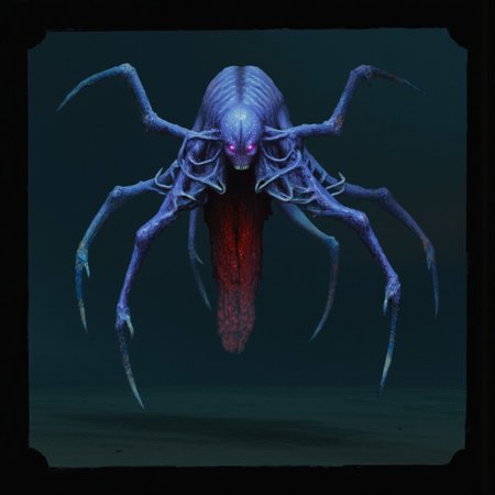 b3rs3rk first person d4concept pov, 3D01S, simple background d4artstyle atmospheric and powerful MikeFranchinastyle dark fantasy, natural organic and first person pov of a berserk style creature
A d00mstyle aquatic humanoids with sleek, luminescent skin and webbed limbs. Above its mouth, glowing violet eyes pierce the gloom, filled with cold malice. Their scales shimmer in a multitude of colors when submerged in water, and their gills are adorned with iridescent fins that flicker gently as they move. 
UHD letterboxed game trailer frame chromatic aberration dark atmosphere sharp masterpiece with a focus on the character, elden ring style, dark atmosphere, chromatic aberration