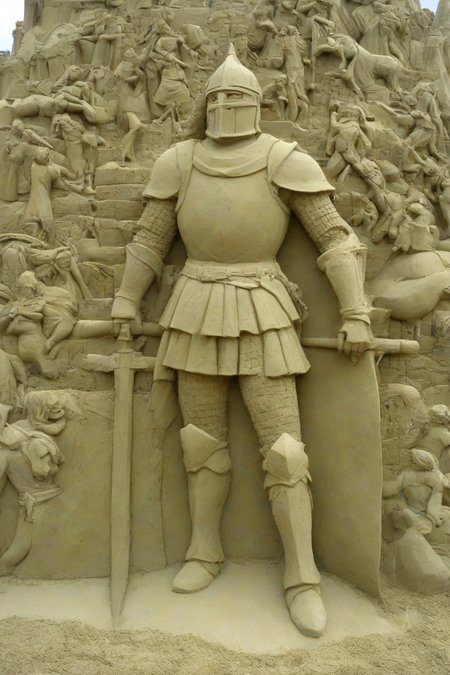 <lora:PE_SandSculpture:0.8>  PESandSculpture, sandsculpture,sand,
medieval knight