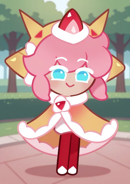 Strawberry Crepe Cookie (cookie run)