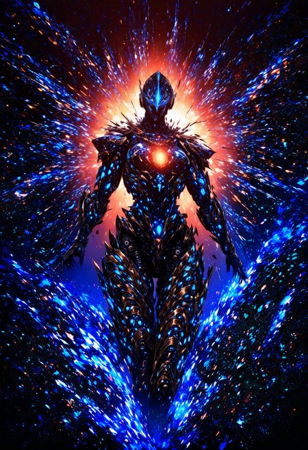 professional 3d model masterpiece,high score,great score,absurdres,  ., a blue abstract background with a very large amount of lines and curves in it's center and center [19], <lora:R0k00Gl0w1ngHD:1>, (R0k00Gl0w1ngHD, glowing, light particles, space art, generative art, Android Jones, Benoit B. Mandelbrot, fantasy art, concept art, fractals, abstract art), Andries Both [3],patterned [1], . octane render, highly detailed, volumetric, dramatic lighting