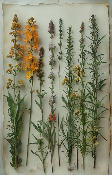 masterpiece,best quality,<lora:tbh229-sdxl:0.9>, Herbarium, Aquatic plants