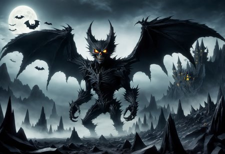 DonMB14ckR0ckXL, black rock, __Bo/halloween/random*__, <lora:DonMB14ckR0ckXL-000008:0.8>