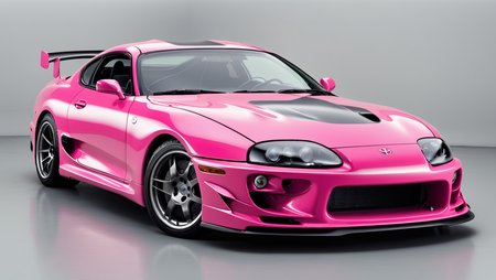 pink toyota supra <lora:Supra:0.6>,