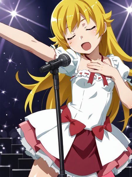 detailed background, shiny skin, posing, rating safe,
<lora:watanabe.pony:1>,
watanabe,  shinobu,
wide hips,
idol costume,
dress, long sleeves, gloves, frill, lace, 
pov,
stage, microphone stand, singing, closed eyes, hand on chest, stretching arm,