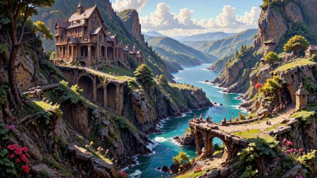 (cliff:1.3),  beautiful (Macanese) fantasy landscape,  noon, woman, intricate, very detailed, sharp, colorful, <lora:Hand v2:1> <lora:Anti-Blur:1> <lora:Insane Detail Slider:0.5>   <lora:Flux.1_Turbo_Detailer:0.6> <lora:flux-photo-transparent_Alpha_1.0:0.8> <lora:flux.1_lora_flyway_Epic-detail_v2:0.6> <lora:Painterly01b_CE_FLUX_AIT:0.8> pntrlyCE_style, <lora:VividlySurreal:0.8>, <lora:FluxMythP0rtr4itStyle:0.8> mythp0rt
