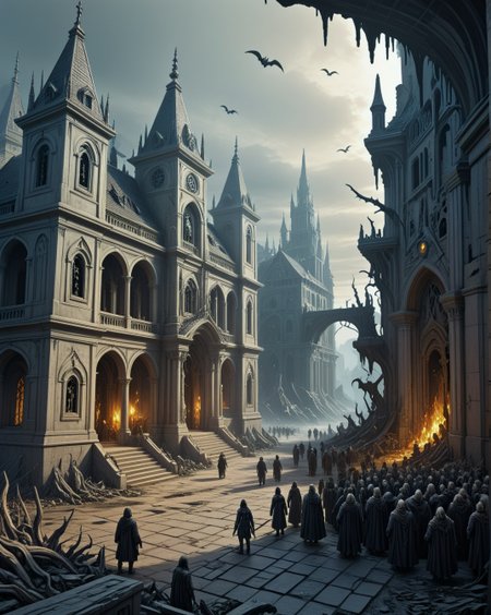 dark fantasy crystallized bone sanctuary with,,
random crowds of passers-by in landcscape,
 <lora:ral-dark-fantasy-il:0.15> dark fantasy, eldritch horror, mythology, apocalyptic
<lora:extremely_detailed:0.8> extremely detailed,
<lora:DetailMaximizer:0.7> 
 <lora:Dream Scenery XL:0.3> Dream Scenery,
<lora:add-detail-xl:0.3>,
detailxl,