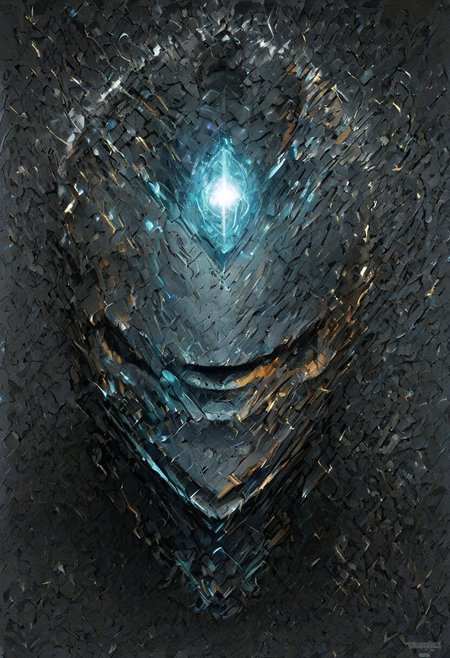Midjourney style, pastel, dry chalk, poster, manga, anime, gothic, masterpiece, best quality, super detailed, ultra realistic, novuschroma79 style, megaman in glitch art style, Rockmegamen
