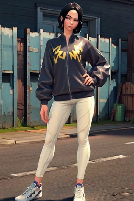 1girl, standing pose, <lora:Rebecca:0.8>