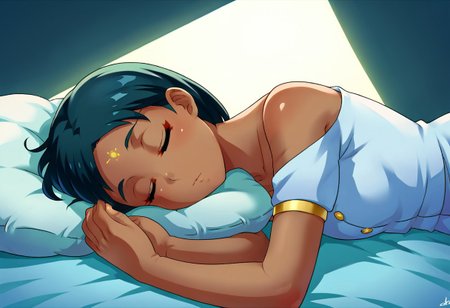score_9, score_8, score_7, source_anime, ciel soleil, sleeping