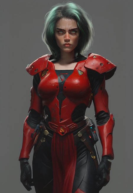 safe_pos, safe_pos, safe_pos, (gray background:1.5), (no objects in background), simple background, Aeldari armor, streamlined armor, full body armor, power armor
BREAK (Camilla_SS, 1girl, solo, standing, cowboy shot, green hair, hazel eyes, large breasts, dark skin, come hither), score_9, score_8_up, score_7_up, score_6_up, 
