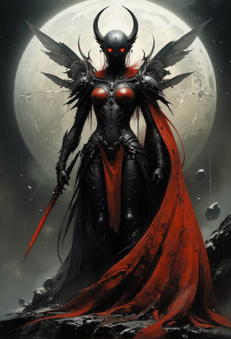 Noble Being, Prideful, The Lone Cyborg, <lora:- Flux1 - vanta_black_V1.0.safetensors:0.75>,  <lora:artisketchyfs-v02.safetensors:0.75>,  <lora:FluxProtectorsOfNature.safetensors:0.75>,  <lora:The_Dark_Side_Of_The_Future.safetensors:0.43>,  <lora:Ethereal Grace - s1 g4.safetensors:0.7>,