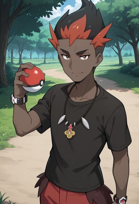 Kiawe - Pokémon Sun and Moon - Pony + Illustrious