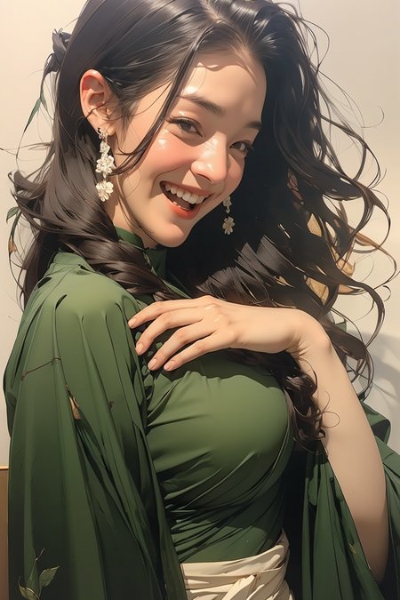 masterpiece, high quality, highres, 
long hair, baby face, giggling, hand_on_own_chest, <lora:WaterBAsed:1>,