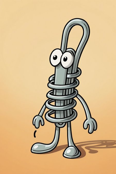 Charming Clippy, illustration