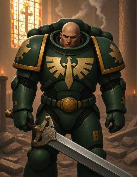 Dark Angels Sigil - Grimdark 40,000 (Flux)