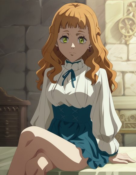 <lora:Mimossa Vermillion:1>, mimossa vermillion, solo, sitting, legs crossed, score_9
