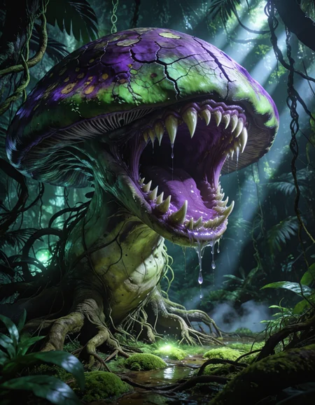 enormous carnivorous mushroom