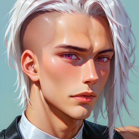 kaelon, 1boy, anime, close up details, portrait