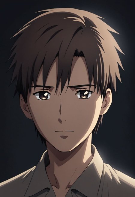 high resolution, solo, best quality, 1Boy, Takaki Toono, Brownish Hair, Brown Eyes, cool, Mysterious black background, Movie lighting, a sense of atmosphere, OverallDetail