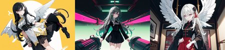 highly insanely detailed, masterpiece, top quality, best quality, highres, 4k, 8k, RAW photo, (very aesthetic, beautiful and aesthetic), 
__lazy-wildcards/cosplay-char/ShinMegamiTensei/jenna_angel/prompts__, 
<lora:zs_Jenna:1>, 
(1girl:1.3), 1other, 
__lazy-wildcards/dataset/background__,âââ