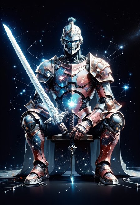 score_9, score_8_up, score_7_up,
epic magical sword, mechanical parts, 
starry_morph,
simple background, black background