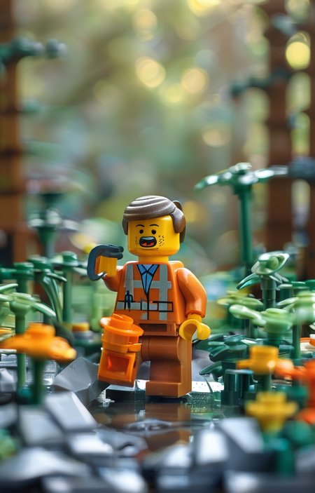masterpiece,best quality,<lora:tbh246-sdxl:0.9>,illustration,style of lego,  animals