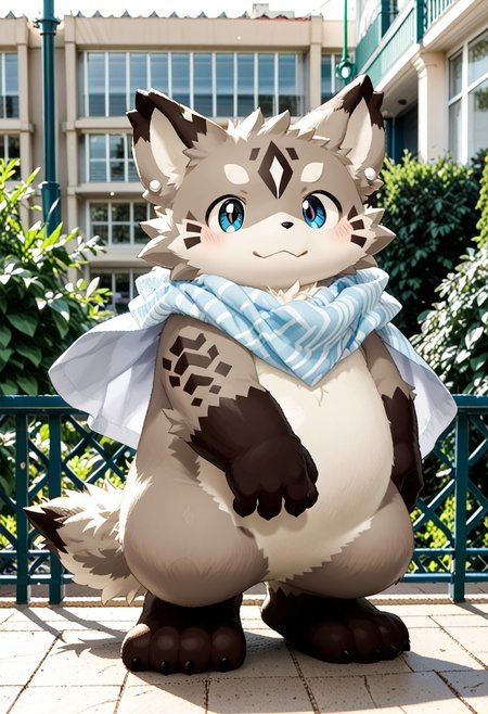 score_9, score_8_up, score_7_up, ((((sdgs3by zuppu11)))), photo background, 1boy, furry, kemono, cute, solo, full body, zPDXL3