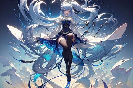 highly insanely detailed, masterpiece, top quality, best quality, highres, 4k, 8k, RAW photo, (very aesthetic, beautiful and aesthetic),  
(code_style,codestyle), 
<lora:CodeStyle (half generic class)_564920:0.5>, 
(1girl:1.3), 1other, 
(floating:1.3),floating platform,floating_islands,floating sky_buoys,floating stalls,aerial_stalls,floating hovering_merchant_stands,sky_market,a colorful background,(colored geometric background,fluid color background:1.2),âââ
