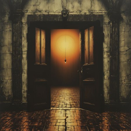 prison, landscape, doors, oriantal, techno, cell,  hope, prison, ,8k, master piece, Cinematic, Beautiful Lighting, trending on Devianart, surreal Art, Fantasy, Digital Art, Impressionistic, Surrealist,