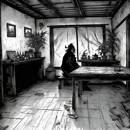 Vagabond, indoor scene