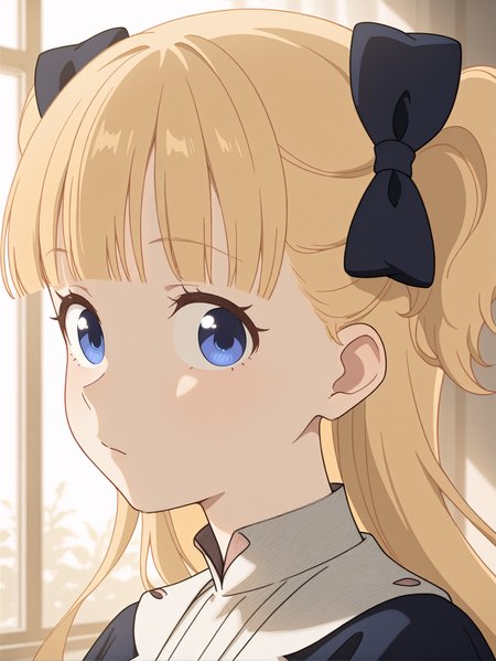 masterpiece, best quality, high resolution, very aesthetic, absurdres, newest, professional, high-quality, detailed eyes,
<lora:ILAEmilico:1.0>
AEmilico, 1girl, blonde hair, blue eyes, hair bow, blunt bangs, two side up, long hair, looking at viewer, portrait