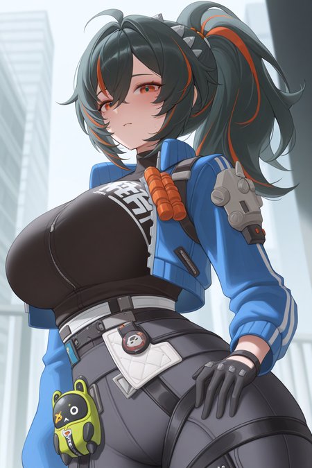 (masterpiece,best quality),<lora:ma1r0uStyle-Illustrious-lora-Faxtron:1> me1a1ar0u, ,zenless_zone_zero, zhu yuan, zenless zone zero, irrational