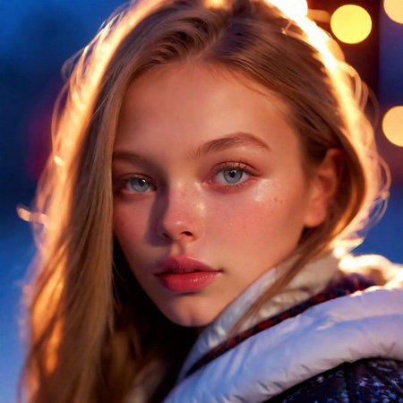 Bonnie, anna, highly detailed face, big lips, russian girl,(bokeh:1.3), sharp, ultra detailed, lens flare, dream like art, ultra realistic, ultra detailed clothing, ultra detailed shadows, vibrant, ultra detailed lighting