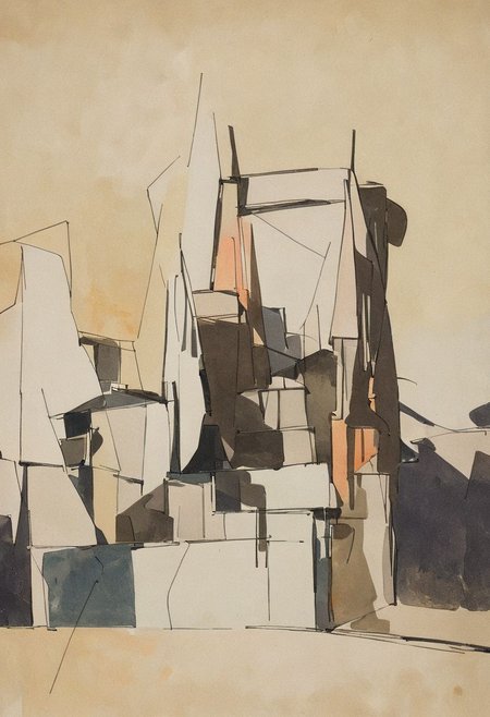 (Silhouette of a house on the cliff beside coast, flat painting background:1.5),
(abstract painting, impressionism, watercolor, oil painting brushstrokes, oil painting texture:1.3),
(brutalist architecture, BRIGHT green AND DARK BROWN color palette, curve LINE, circle, ellipse, core), AK, abstract, deconstruction, geometry, geometric composition,paint painting,harmonious colors, black frame,rectangle, tilt, flat painting, framex, horizontal, Constructivism, Fauvism, LW, Architecture sketch