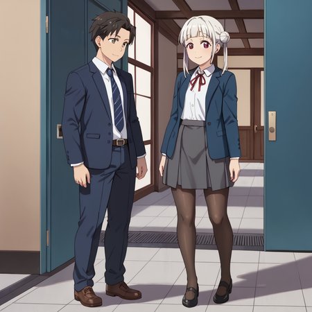 <lora:chisato.pony:1> chisato, aaa, full body,
