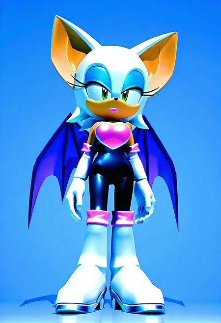 Dreamcast Rouge (Sonic The Hedgehog)