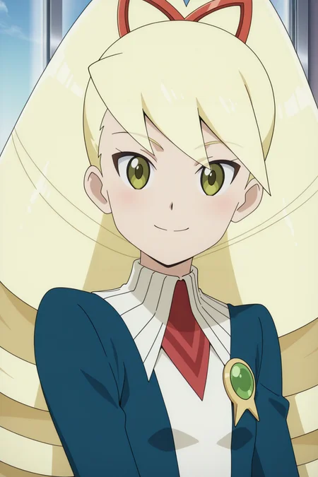 masterpiece, best quality, absurdres, highres, source anime, very aesthetic, very awa, BREAK, anime coloring, (anime screencap:1.5),
<lora:luna_platz_mega_man_v1-illustrious:1>, 1girl, luna platz \(mega man\), mega man star force \(series\), green eyes, blonde hair, twin drills,
echo ridge school uniform, upper body, portrait,
BREAK, looking at viewer, smile,
BREAK,