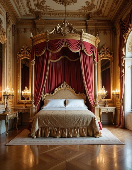 bedchamber of Louis XIV illu