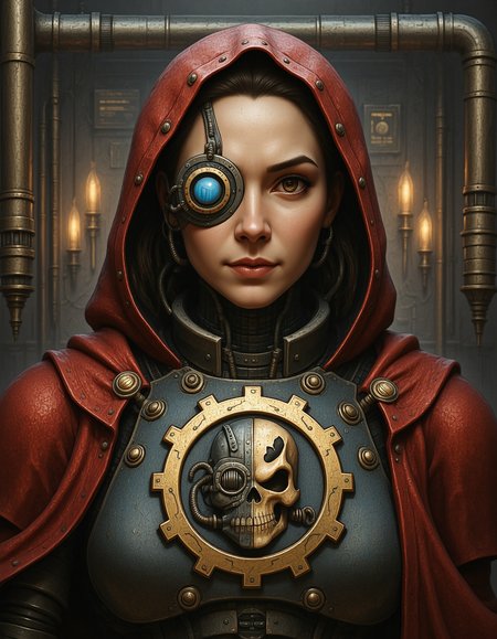 Adeptus Mechanicus Sigil - Grimdark 40,000 (Flux)