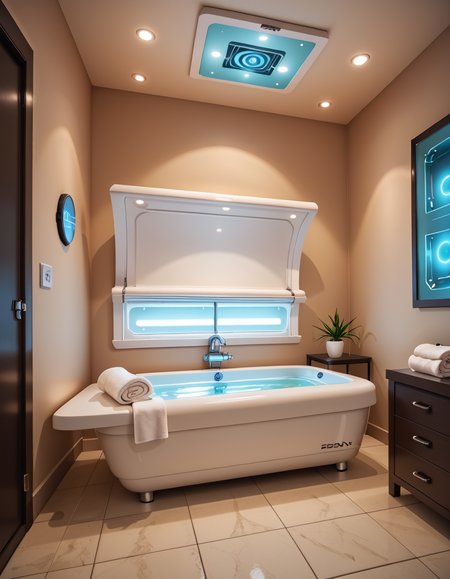 modern tanning bed pony