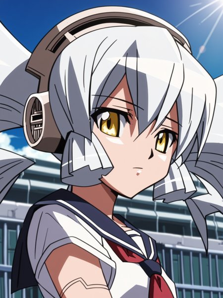 <lora:happy_tentacle-disc-v0.3-000011:0.9>, ht_disc, joints, head-mounted display, school, rooftop, outdoors, fence, school uniform , small breasts, eyewear on head , upper body, 1girl, (petite:1.2), solo focus, sad, (looking at viewer:1.1), backlighting, (depth of field:0.8), from side, score_9, score_8_up, score_7_up, score_6_up, score_5_up, score_4_up,