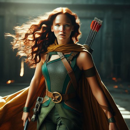 Katniss Everdeen (Jenifer Lawr ence)
