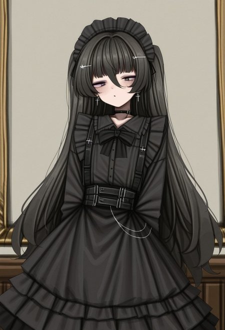 lobsteranian, 1girl, goth