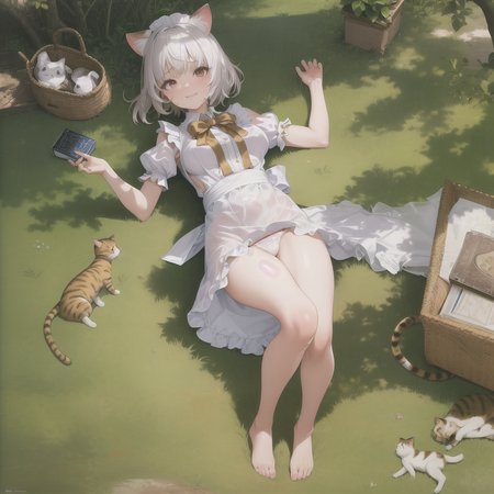 AbyssOrangeMix3 #3: White Mild Cat Girl by Day(First part) [By Racy_Cats]