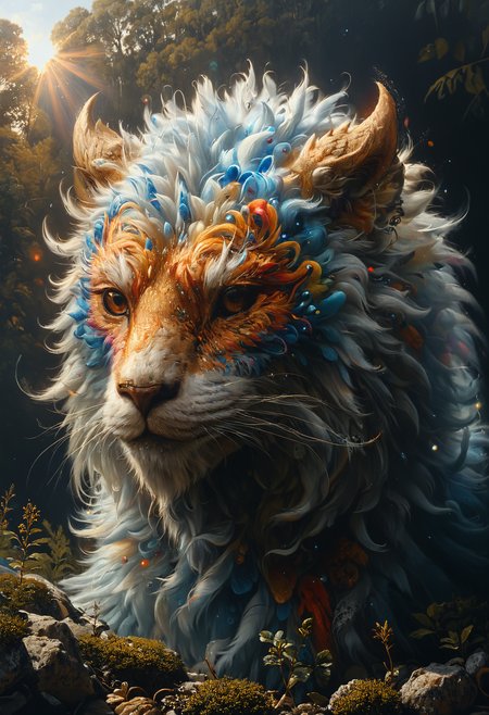 <lora:Mythical_Beasts:0.8> fmb Elemental embodiment of chaotic energies,  <lora:RMSDXL_Creative:0.8>, polarized light, <lora:The_Classic:0.7>, <lora:Graffiti_SDXL:0.5> ais-graffiti