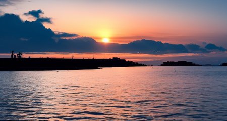 ((masterpiece)), (realistic), (sunset:1.2), (seascape:1.2), (colorful sky), (seagulls:1.1), (beach:1.1), (waves:1.1), (rocks:1.1), (boats:1.1), (reflection:1.2), (silhouette:1.2), (harbor:1.2), (peaceful:1.1), (serene:1.1), (tranquil:1.1), (calming:1.1), (harmonious:1.2),
The sun was setting over the horizon, painting the sky in a breathtaking array of colors. Shades of pink, orange, and yellow blended together to create a vibrant and colorful sky. Seagulls flew gracefully overhead, their wings casting shadows on the calm waters below. The beach was a peaceful and serene place, with waves gently lapping at the shore. Smooth rocks scattered along the coastline, providing a perfect spot for a quiet moment of reflection. Boats floated in the harbor, their masts creating silhouettes against the colorful sky. The reflection of the sky in the water created a harmonious and tranquil atmosphere. As the sun disappeared below the horizon, the sky turned darker, but the sense of calm remained, leaving a feeling of peacefulness and contentment.
