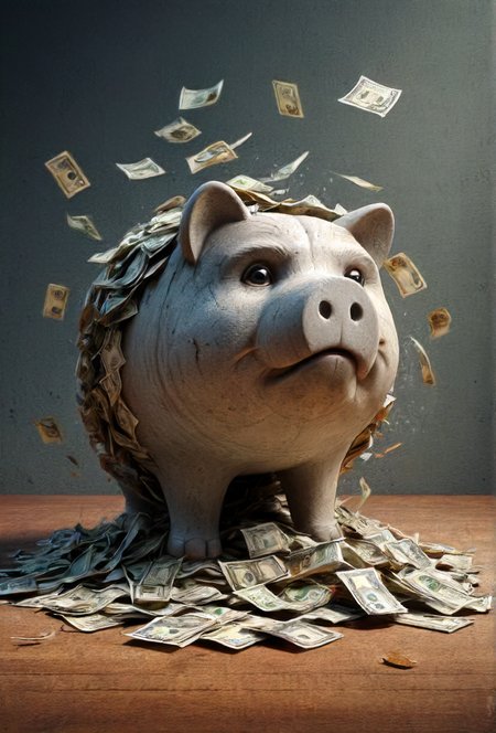 why is money emerging threatening my bank account? <lora:Emergence:0.5> <lora:caricart:0.8>  <lora:artfullyECHELIER_SDXL_V1:0.5>