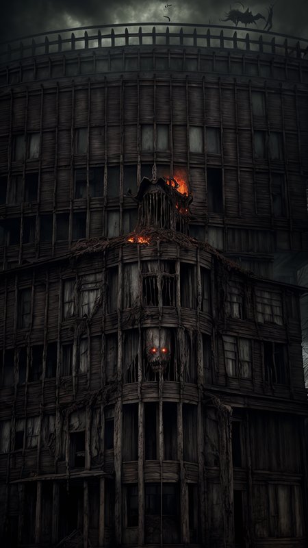 cinematic shot,photoreal,masterpiece,best quality,ultra highres,very detailed,uhd,organic demonic house of horrors<lora:ab0m1:0.6> <lora:Biomechanicals_v2_lora1500:0.666>